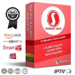 SANSAT IPTV 12 Months Subscription